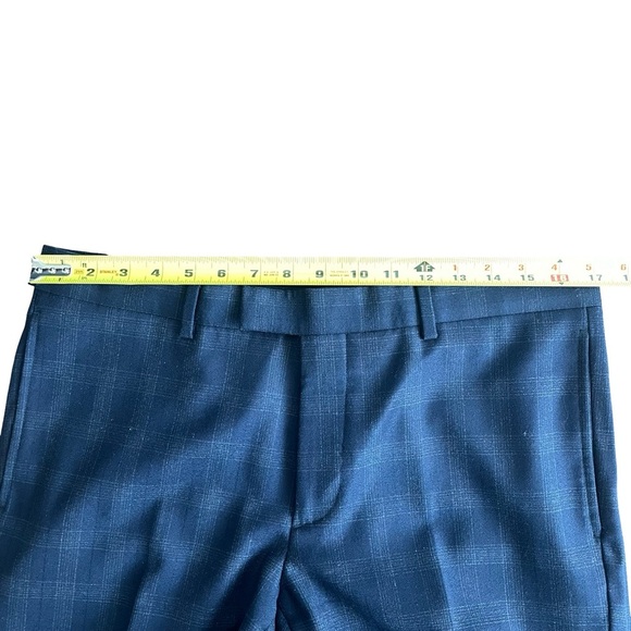 Sandro Paris Men’s Navy Plaid Wool Suit EU 52 / US 42 | 2-Piece Blazer & Pants - Picture 8 of 16